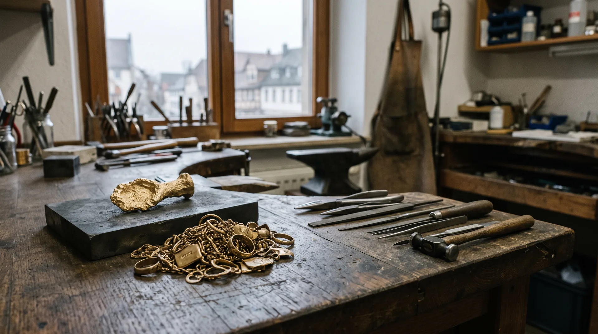 Wie wird eingebrachtes Altgold bei einer Neuanfertigung angerechnet?